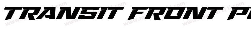 Transit Front Positiv OT Regular字体转换